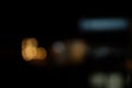 Abstract  light in the city bokeh and defocused lights, Night blurred background Royalty Free Stock Photo