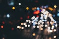 Abstract light Colourful Bokeh cars street at Night Blur Background