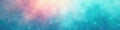 Abstract light cyan aqua gradient, noisy grain texture , canvas, mood, background