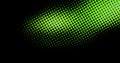 Abstract light green dots overlay colorful pattern with circles geometry halftone texture on dark black Royalty Free Stock Photo