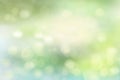 Abstract light green illustration. Abstract cute and delicate light green and white colorful summer or spring bokeh background.