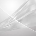 Abstract Light Grey Flow Curves Background Vector Image Royalty Free Stock Photo