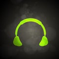 Abstract Light Headphones Royalty Free Stock Photo