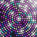 Abstract light mosaic. Disco background. Vintage light mosaic. Vector illustration Royalty Free Stock Photo