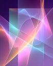 Abstract light patterns digital art colorful background creative design Royalty Free Stock Photo