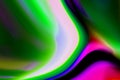 Abstract light pink and green distorted blue chromatic light dreamy wave texture with colorful dynamic fluid pattern