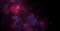 Abstract light pink space galaxy painterly effect distressed stripes texture with grunge messy paint pattern on black galaxy Royalty Free Stock Photo