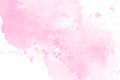 Abstract light pink watercolor background with blotchy drops vector illustration