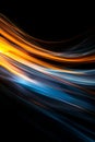 Abstract Light Streaks with Dynamic Motion Effect