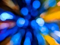 Abstract light trails bokeh Royalty Free Stock Photo