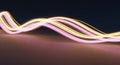 Abstract light trails silhouette Royalty Free Stock Photo