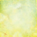 Abstract light yellow watercolor background, painted on watercolor paper