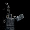 Abstract lighter with water