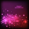 Abstract lighting background with Lines, glowing waves. Colorful line design. Vector business or technology presentation