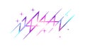 Abstract Lightning Burst: Dynamic Energy and Speed Lines, vector design Generative AI Royalty Free Stock Photo