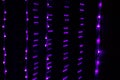 Abstract lights background.Blurred bright purple lights, nice background. A window in the lights. Celebration or blur. Royalty Free Stock Photo