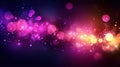 Abstract lights creating a blurred bokeh effect background Royalty Free Stock Photo
