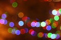 Abstract lights, flash , night city Royalty Free Stock Photo
