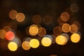 Abstract lights, flash , night city Royalty Free Stock Photo