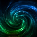 Abstract lights lines twist background. Vector