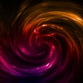 Abstract lights lines twist background. Vector