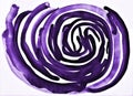 Abstract lilac watercolor on paper texture as background Royalty Free Stock Photo