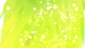 Abstract Lime Green Blurred Lights Background