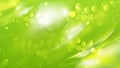 Abstract Lime Green Blurry Lights Background