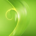 Abstract Lime Green Flowing Curves Background Royalty Free Stock Photo