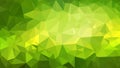 Abstract Lime Green Polygon Background Design