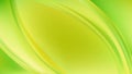 Abstract Lime Green Wave Background Template Illustrator