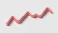 Abstract line chart. Growth. Royalty Free Stock Photo
