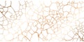 Golden Vector Cracked Marble Texture Background Royalty Free Stock Photo