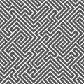 Abstract line maze pattern. Labyrinth background. Geometric backdrop. Vector. Royalty Free Stock Photo