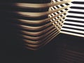 Abstract line of shadow light and mirror reflection Royalty Free Stock Photo