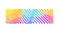 Abstract linear gradient waves in vibrant, flowing composition, vector design Generative AI Royalty Free Stock Photo