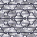 Abstract linear leaves on horizon direction with wavy and curve line. pattern is clean for fabric, wallpaper and printing