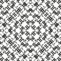 Abstract linear pattern. Intersecting line grid. Geometric modern Vector. Seamless texture element. Royalty Free Stock Photo