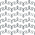 Abstract Linear White and Black Seamless Pattern