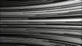 Abstract lined background with monochrome striped pattern. Motion. Narrow black and white lines moving from right to Royalty Free Stock Photo