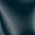 Abstract lined background, optical illusion style. Chaotic lines Royalty Free Stock Photo