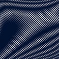 Abstract lined background, optical illusion style. Chaotic lines Royalty Free Stock Photo