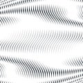 Abstract lined background, optical illusion style. Chaotic lines Royalty Free Stock Photo