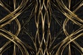 Abstract lines background with dynamic flow and elegant artistic appeal. Royalty Free Stock Photo