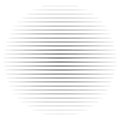 Abstract lines circle. Thin lines halftone circle element. Parallel, straight strips, stripes. Simple, basic geometric black and