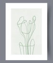 Abstract lines elegance lace wall art print