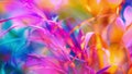 Abstract lines of foliage create a colorful backdrop in this defocused image hinting at the lush energy source found in