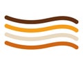 Abstract Lines Parallel Wavy Minimalist Pattern
