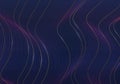 Abstract lines pattern design wavy tech template Royalty Free Stock Photo