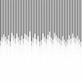 Abstract lines pattern. Seamless pattern with vertical lines and halftone transition Royalty Free Stock Photo